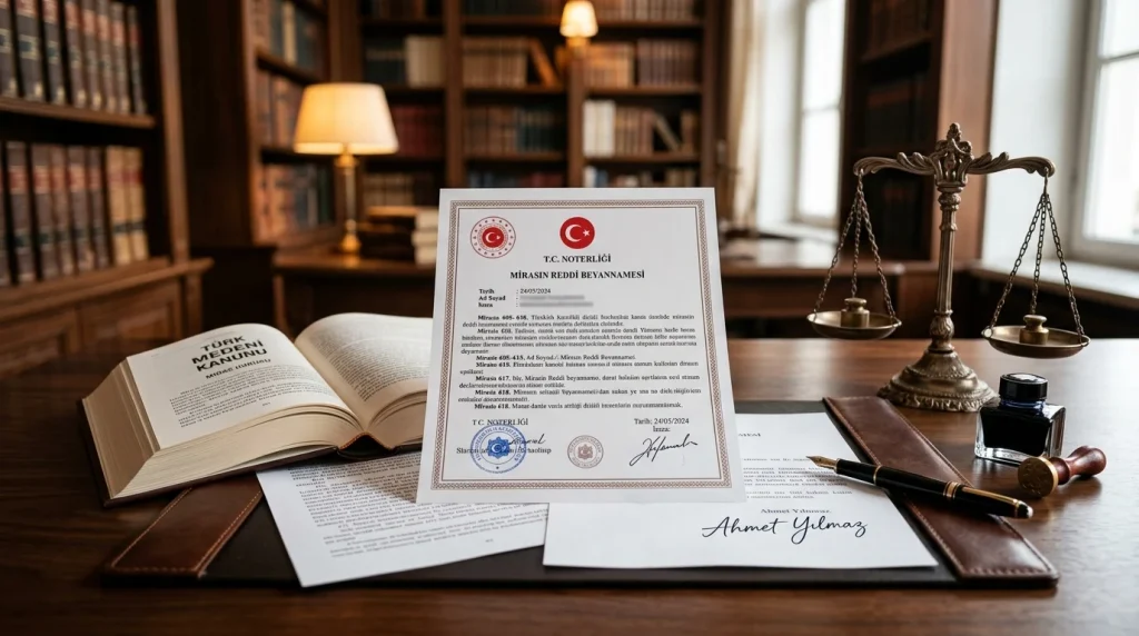 Mirasın Reddi (Reddi Miras) Davası ve Süreci: 3 Aylık Süre, Hükmen Ret ve Borca Batık Tereke